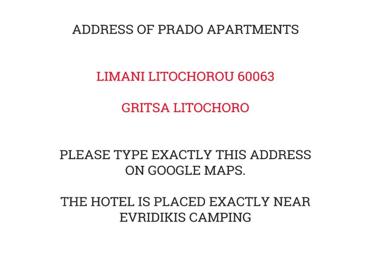 Prado Apartments Литокорон Екстериор снимка